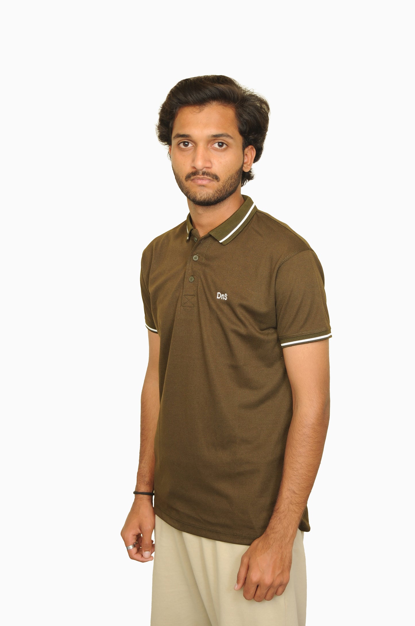 Premium Polo T-shirt Brown