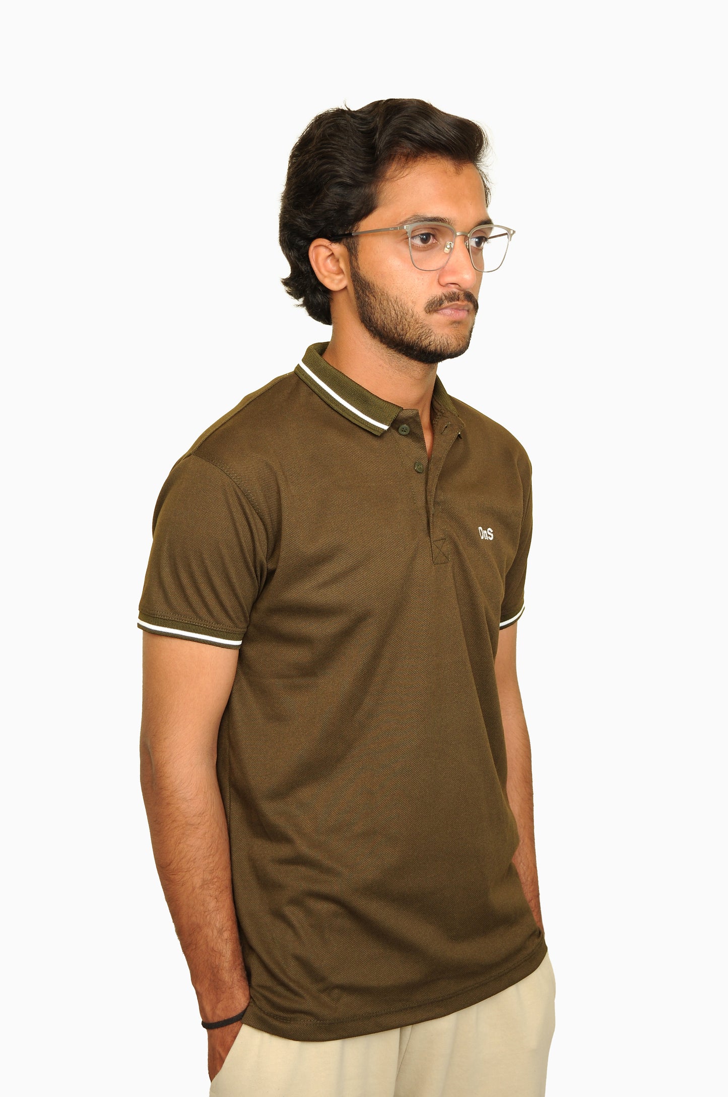 Premium Polo T-shirt Brown