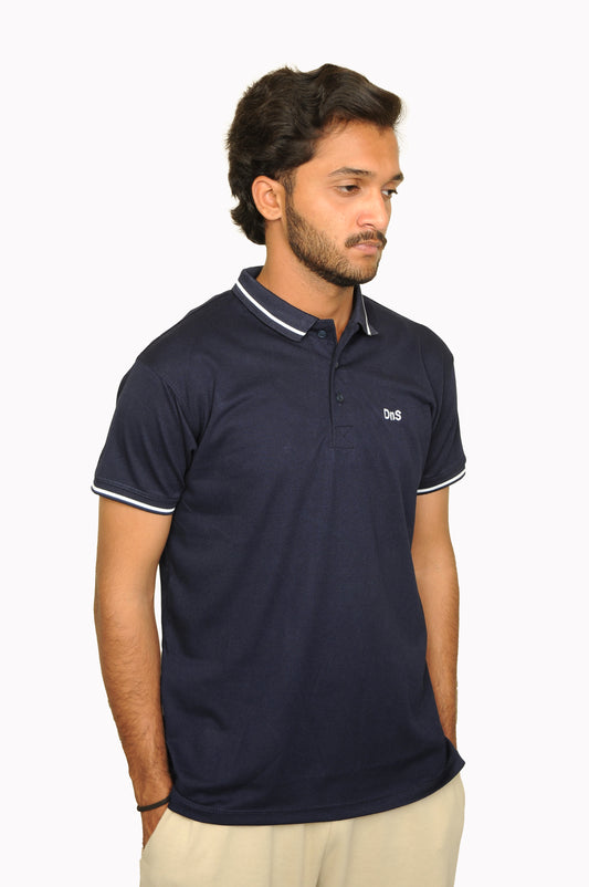 Premium Polo T-shirt Navy Blue