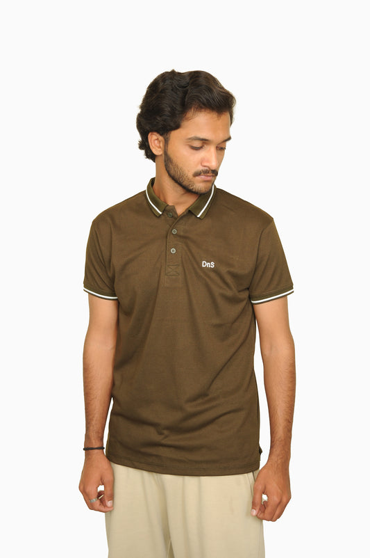 Premium Polo T-shirt Brown