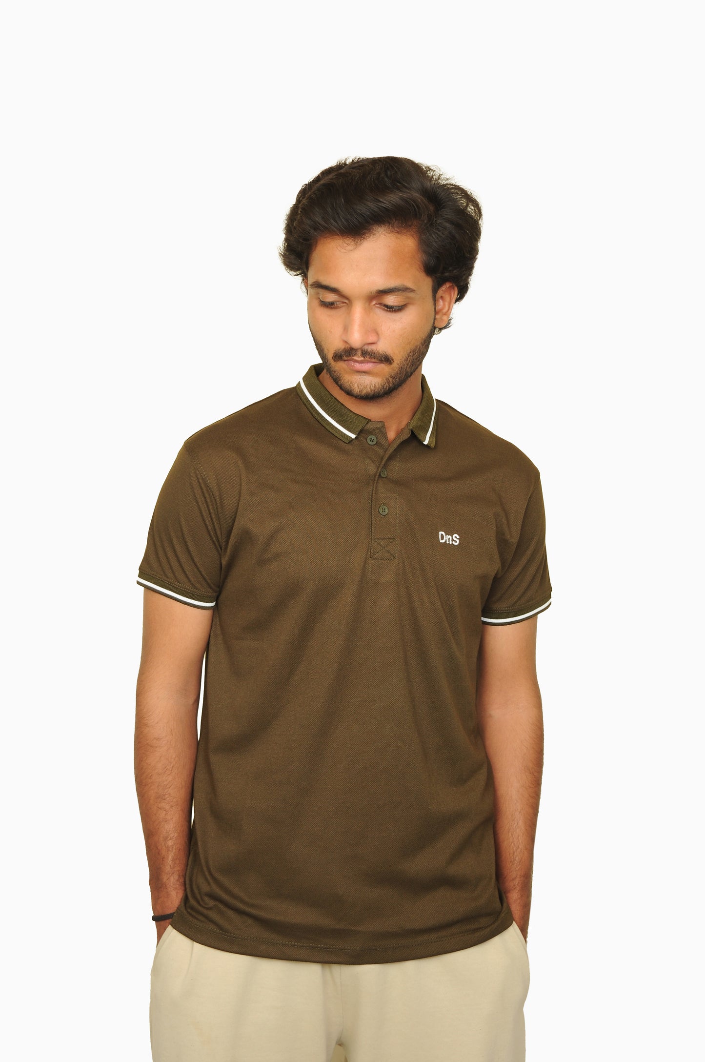Premium Polo T-shirt Brown